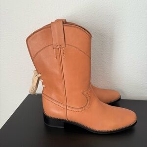 See By Chloe Annika Western Leather Boots in Sierra